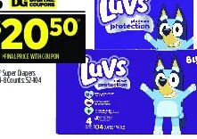Luvs Super Diapers at Dollar General