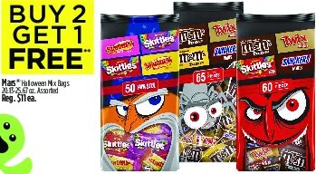 Mars Halloween Mix Bags