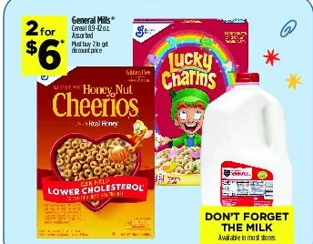 General Mills Cereal at Dollar General