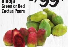 Tuna Verde o Roja Green or Red Cactus Pears