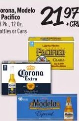 Corona, Modelo o Pacifico at El Super