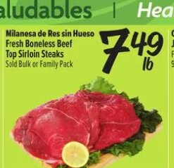 Milanesa de Res sin Hueso at El Super