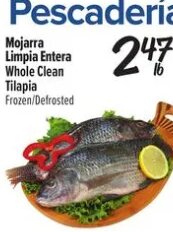 Mojarra Limpia Entera
