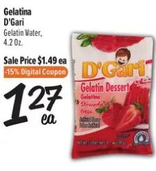 Gelatina D'Gari at El Super