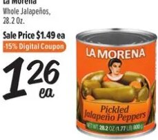 Jalapeños Enteros La Morena