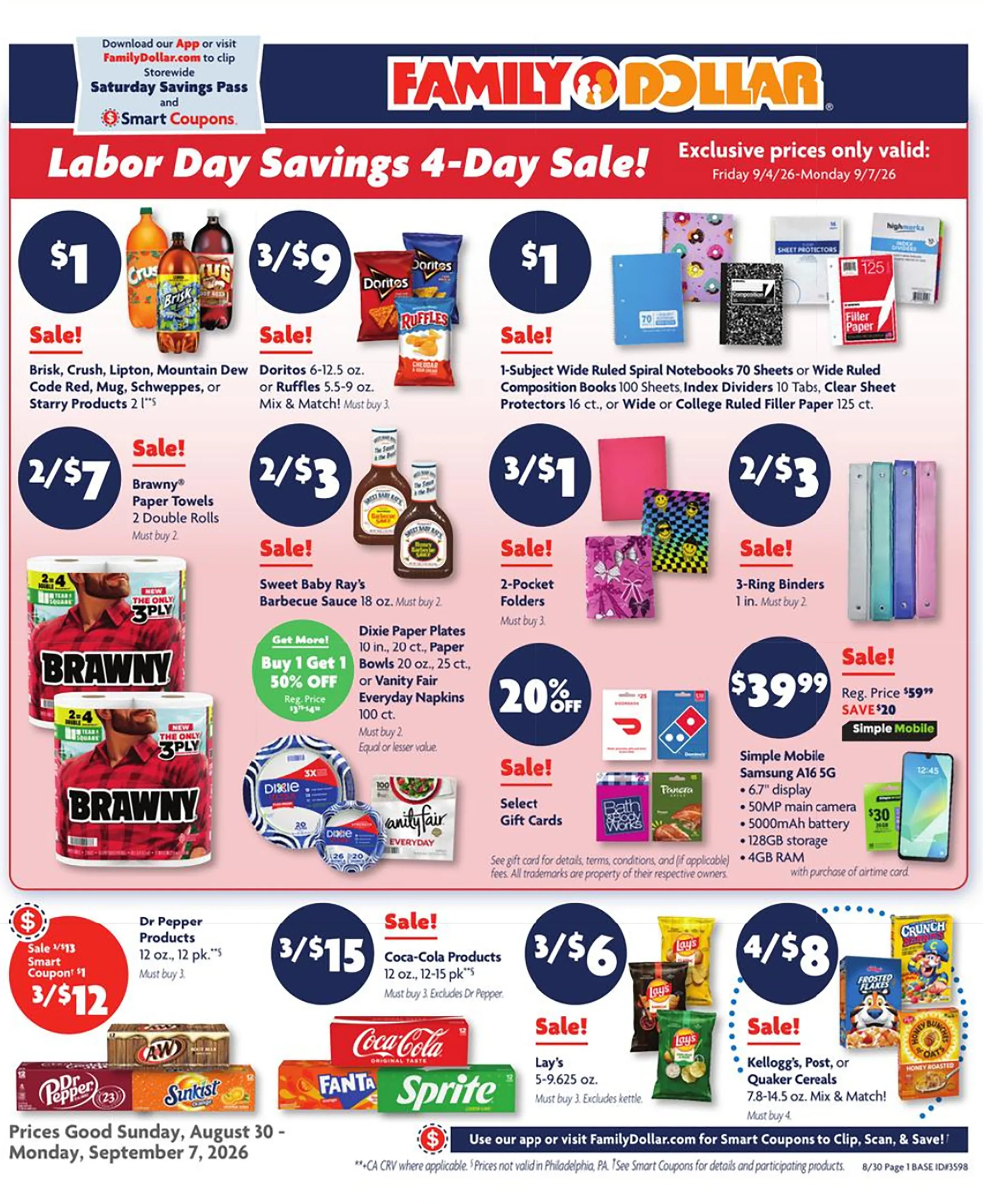 Family Dollar Weekly Ad Page 1