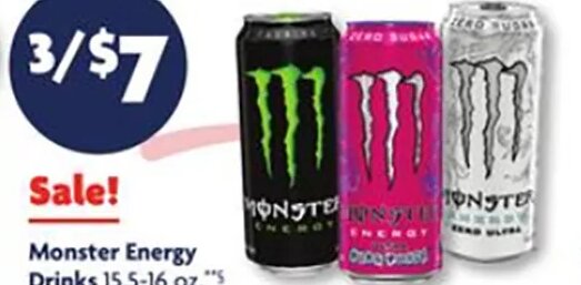 Monster Energy Drinks
