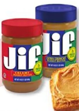 Jif Creamy or Crunchy Peanut Butter