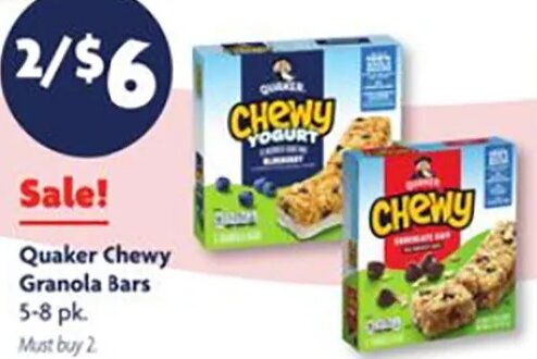 Quaker Chewy Granola Bars