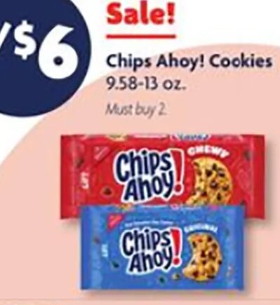 Chips Ahoy! Cookies at Family Dollar