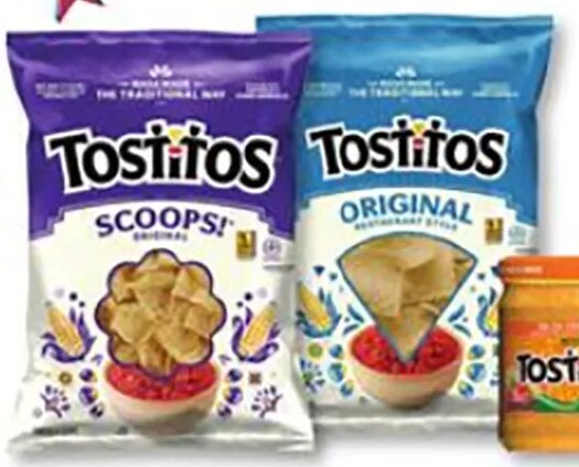 Tostitos Tortilla Chips or Frito Lay Dips at Family Dollar