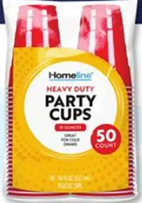 Homeline Heavy Duty Party Cups