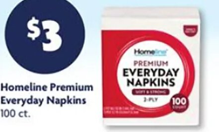 Homeline Premium Everyday Napkins