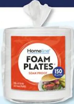 Homeline Foam Plates