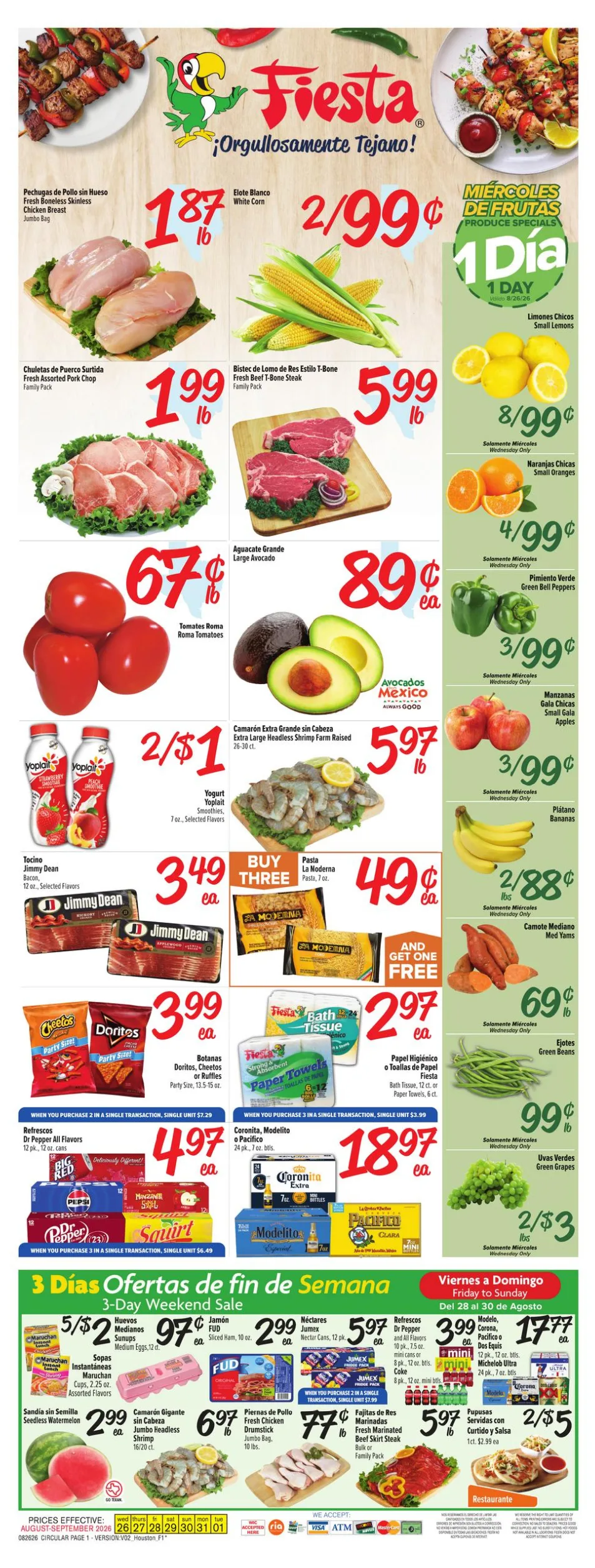 Fiesta Mart Weekly Ad Page 1