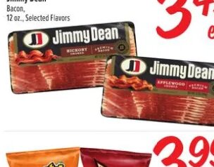 Jimmy Dean Bacon at Fiesta Mart