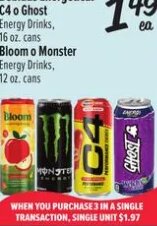 Energy Drinks at Fiesta Mart