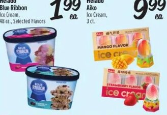 Blue Ribbon / Aiko Ice Cream at Fiesta Mart