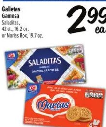 Gamesa Galletas at Fiesta Mart