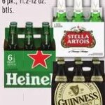 Stella Artois, Guinness o Heineken at Fiesta Mart