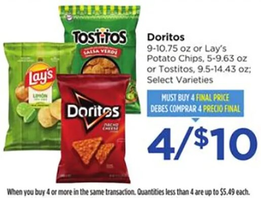 Doritos at Food 4 Less