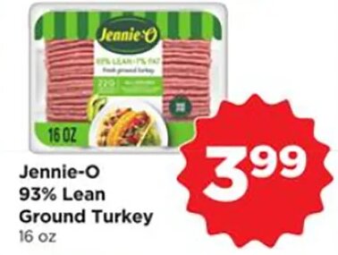 Jennie-O 93% Lean Ground Turkey at Food 4 Less