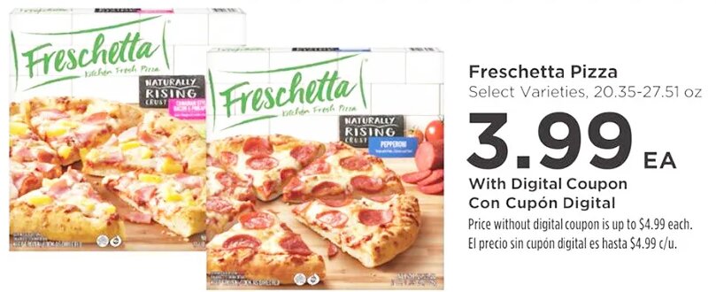 Freschetta Pizza at Food 4 Less