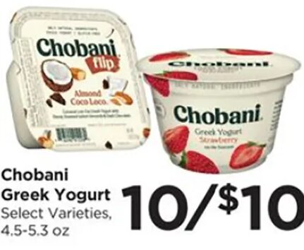 Chobani Greek Yogurt at Food 4 Less