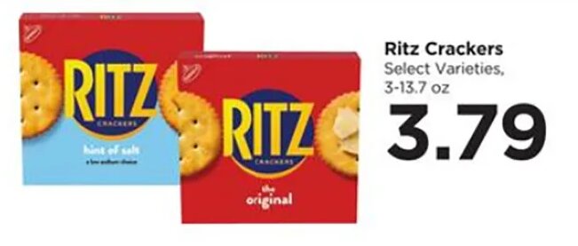 Ritz Crackers at Food 4 Less