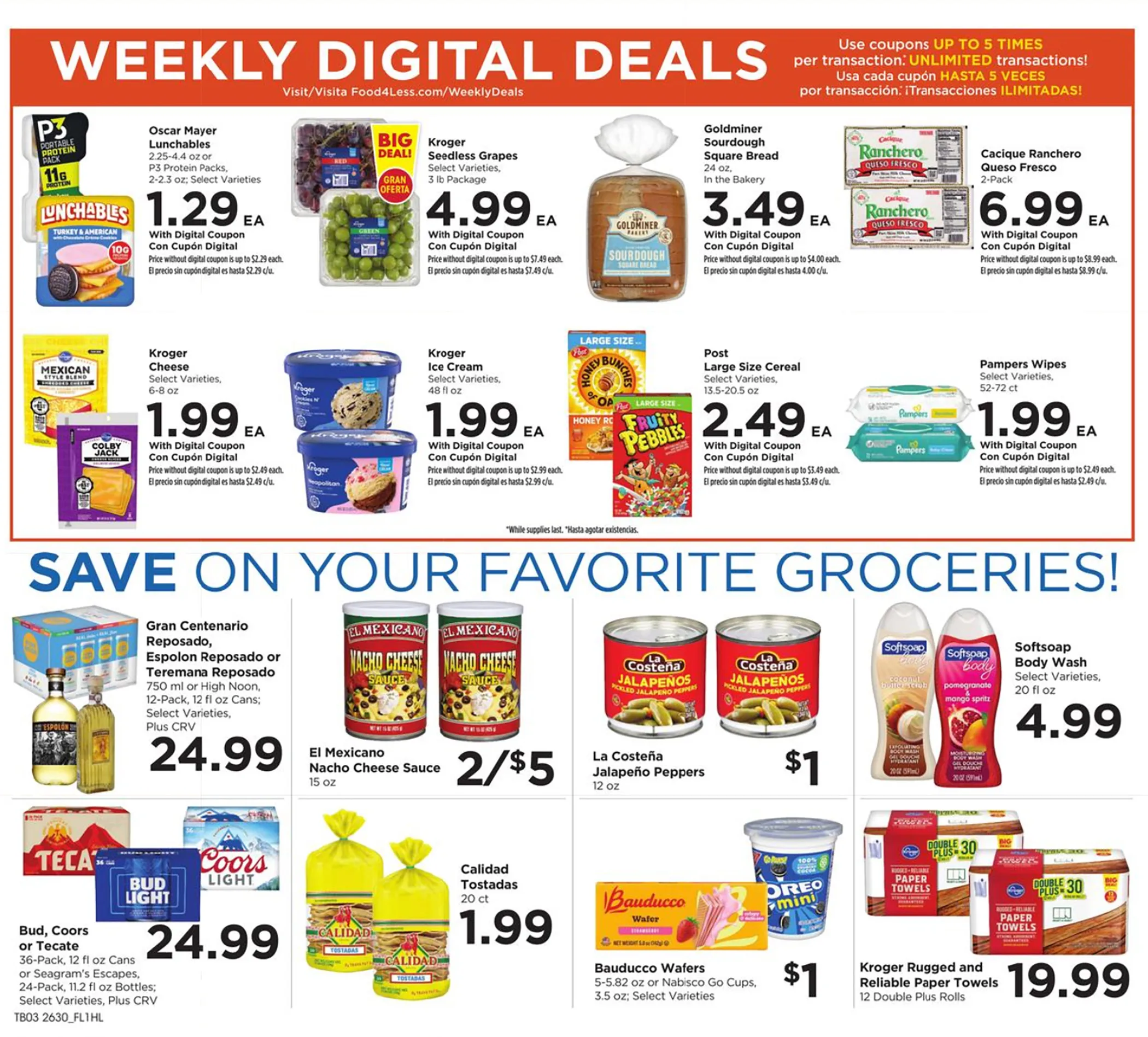 Food 4 Less Weekly Ad Page 4