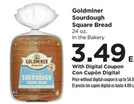 Goldminer Sourdough Square Bread