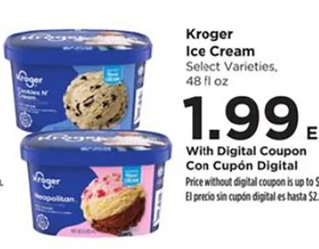 Kroger Ice Cream at Food 4 Less