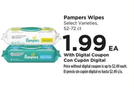 Pampers Wipes at Food 4 Less