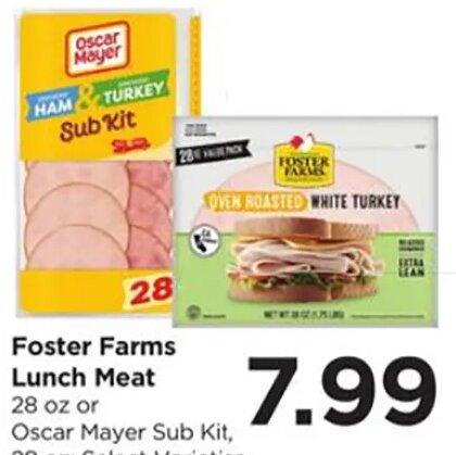 Foster Farms Lunch Meat / Oscar Mayer Sub Kit at Food 4 Less