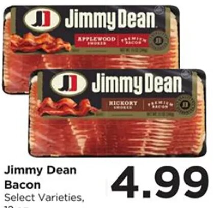 Jimmy Dean Bacon at Food 4 Less
