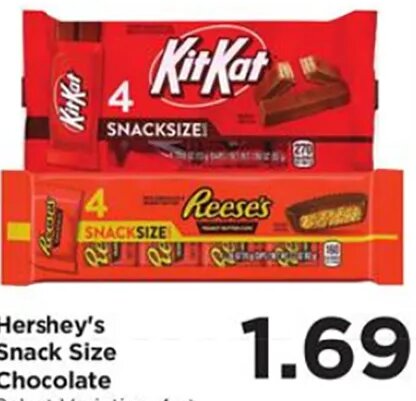 Hershey's Snack Size Chocolate at Food 4 Less
