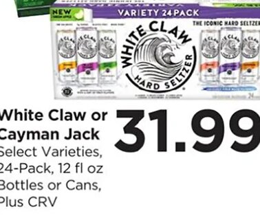 White Claw or Cayman Jack at Food 4 Less