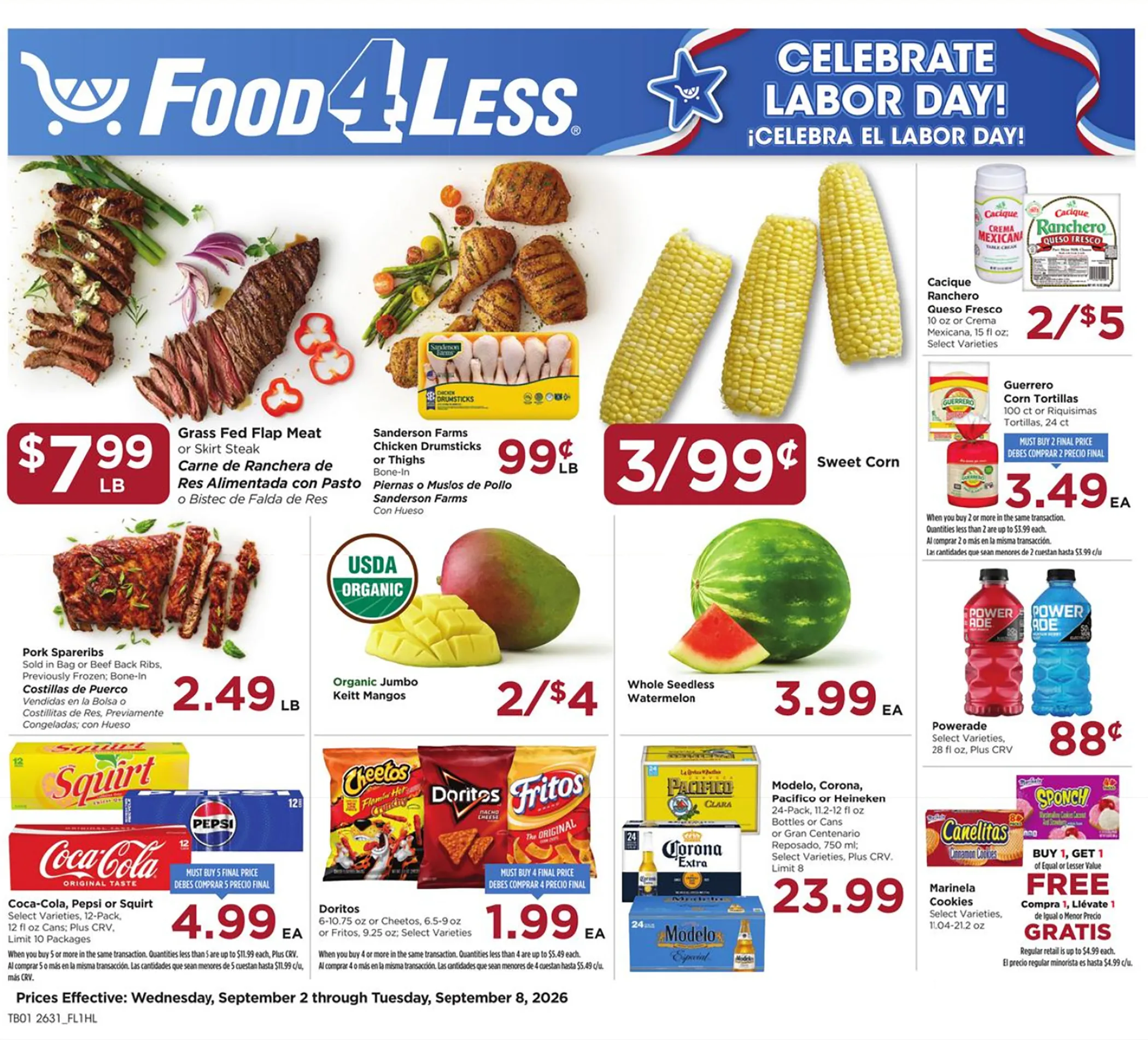Food 4 Less Weekly Ad Page 1
