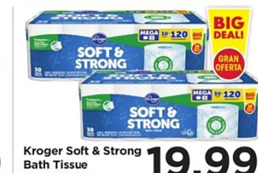 Kroger Soft & Strong Bath Tissue