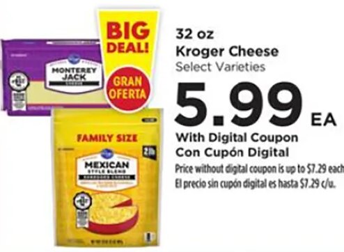 Kroger Cheese