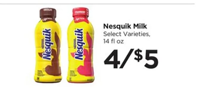 Nesquik Milk at Food 4 Less