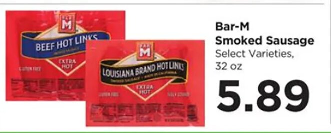 Bar-M Smoked Sausage at Food 4 Less