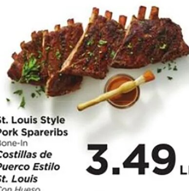 St. Louis Style Pork Spareribs at Food 4 Less
