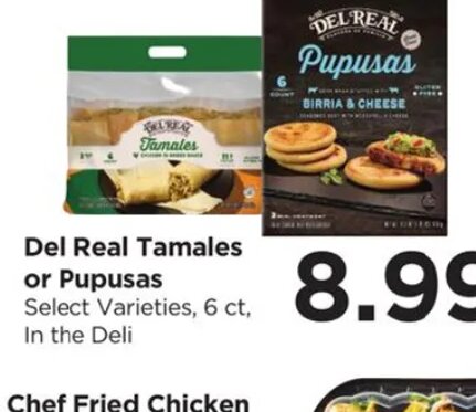 Del Real Tamales or Pupusas