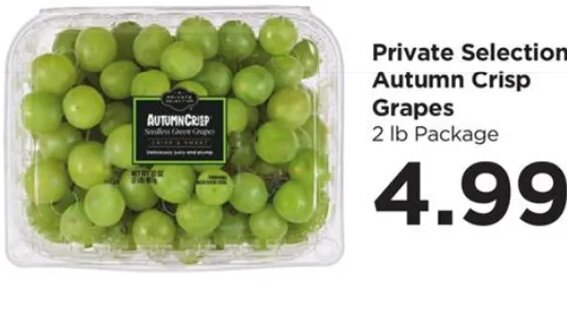 Private Selection Autumn Crisp Grapes at Food 4 Less