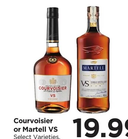 Courvoisier or Martell VS