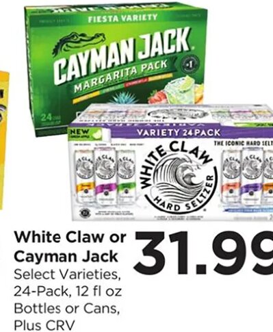 White Claw or Cayman Jack