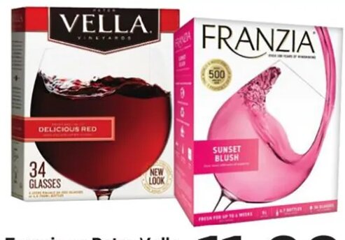 Franzia or Peter Vella