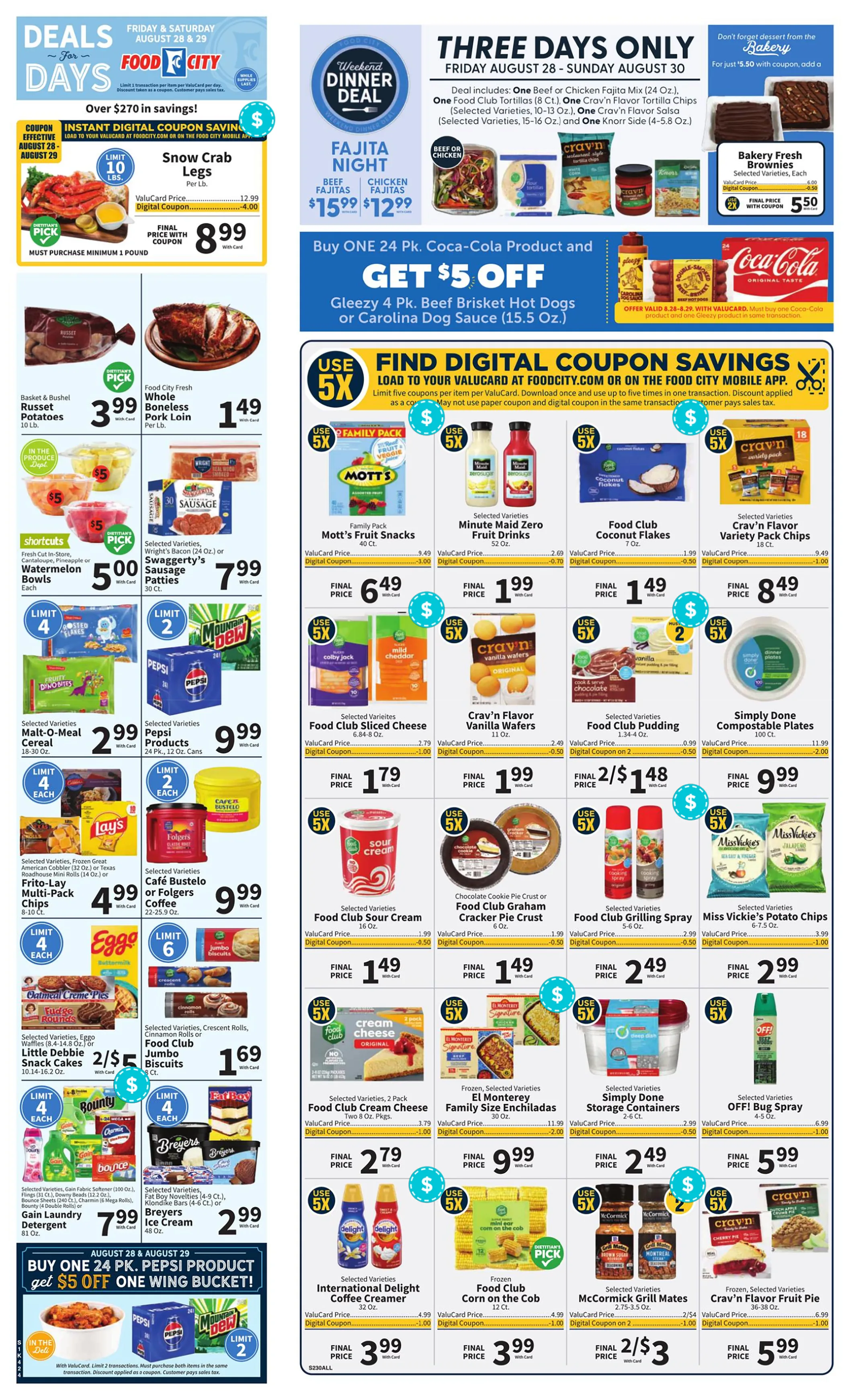Food City Weekly Ad Page 1