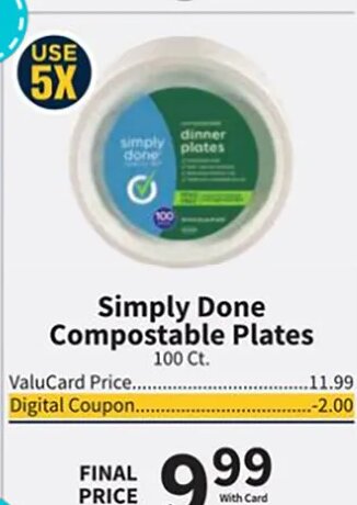 Simply Done Compostable Plates